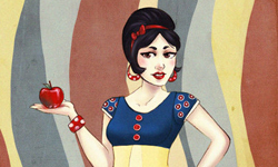 迪士尼復古新潮流 穿上20世紀各年代服飾的公主系列繪 復古、花紋、迪士尼、公主、繪畫、插畫、白雪公主、貝兒、長髮公主、泰山、睡美人、灰姑娘、花木蘭、大力士、小美人魚、風中奇緣、茉莉、藝術