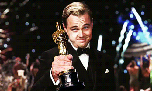 用舉國歡騰來形容一點也不為過！10張動圖證明李奧納多得獎沒有人有意見 李奧納多、Leonardo DiCaprio、奧斯卡、網路、影帝