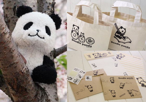 拿上紙筆就會化身小畫家！最喜歡塗鴉的熊貓Doodle Panda Doodle Panda、熊貓、日本、插畫、貼圖、LINE、原創、Vision Quest