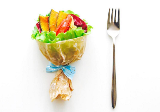 這樣的減肥料理我可以！日本「沙拉花束」視覺味蕾雙饗宴 instagram、bouquetsalad、Bouquet Salad、ブーケサラダ、藝術