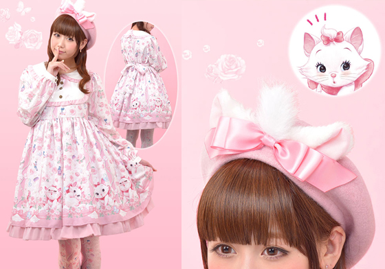 戴上貝蕾帽化身可愛瑪麗貓！夢幻又惹人憐愛的萌貓蘿莉塔穿搭 Kiss me! Cat、Angelic Pretty、迪士尼、瑪麗貓、日本