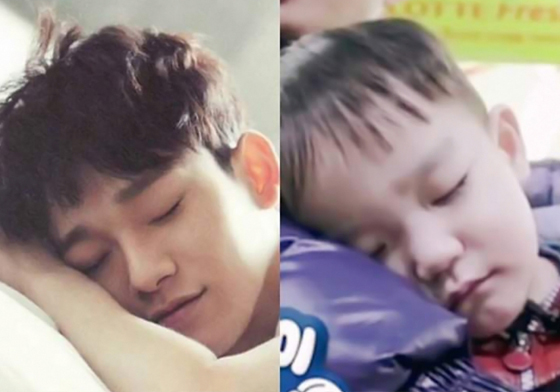 萌弟李多乙激似EXO成員！網友：希望兩人可以見一面 超人回來了、Chen、金鍾大、李多乙、相似