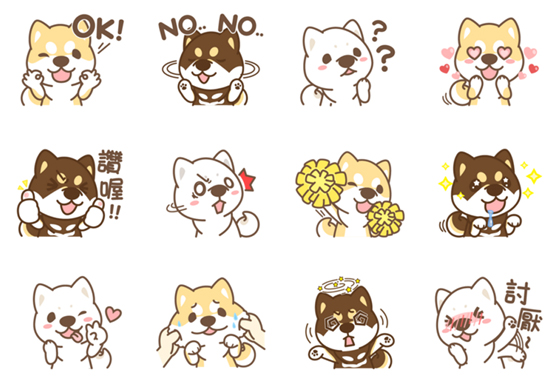 柴粉們不購入太對不起自己！蠢萌《小捲尾柴柴》系列貼圖療癒你心 柴犬、柴柴、shiba、inu、椪妹