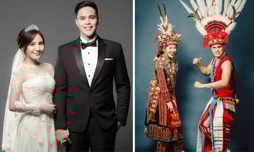 妞快報：梁文音古典蕾絲、原住民婚紗照曝光！巴冷公主升格魯凱族新娘 妞快報、梁文音、蕾絲、原住民、婚紗