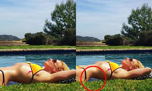 妞快報：上一秒才被誇獎身材真好 下一秒女星就被抓包「P圖技巧有夠差」！ 妞快報、抓包、P圖、PS、photoshop