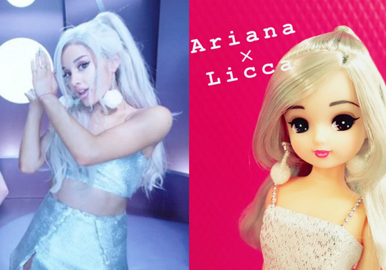 西洋小歌后的超強跨界組合！日版MV竟邀到小女孩人手一隻的「她」 亞莉安娜、莉卡娃娃、Ariana Grande、リカちゃん、Focus