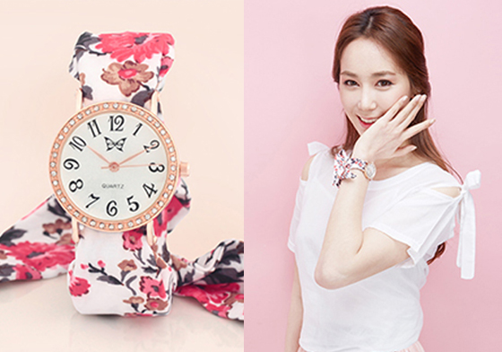 一隻手錶五種面貌！CP值超高的韓國絲巾手錶特蒐 手錶、絲巾手錶、錶帶、韓國、碎花