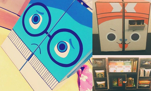 把心愛零食通通塞進去就對惹！韓國妞風行「自製小冰箱」送禮自用都浪漫 小冰箱、零食、趣味、韓國妞、熱潮、可愛、圖案、自製法、과자냉장고、小學堂