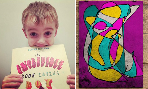  想不到這是3歲男童的隨手塗鴉！藝術家父親神來一筆創作成現代藝術鉅作 3歲、男童、隨手、塗鴉、藝術家