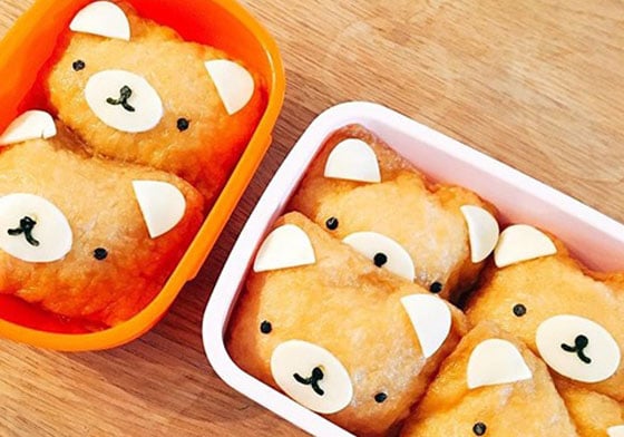 野餐就靠它hold住全場！吸睛度百分百的稻荷壽司大特輯 稻荷壽司、可愛、造型、拉拉熊、熊貓