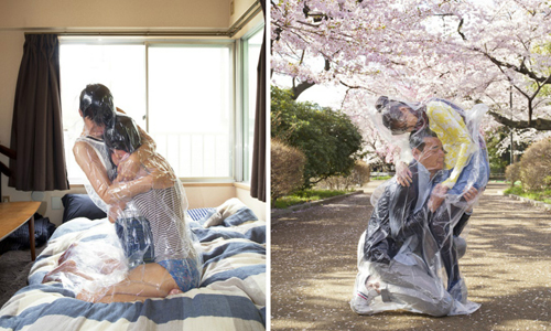 永保情人之間的戀愛熱度！保鮮膜攝影將愛凍結是窒息還是保鮮？ 保鮮膜、真空、攝影、戀人、Hal