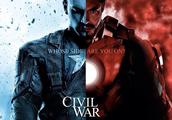 高富帥與小混混大亂鬥？《美國隊長3》兩大陣營超級比一比 美國隊長3、對戰、陣營、漫威、鋼鐵人