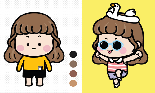 將《手機女孩 敏》變成你想要的樣子　4月即將推出個人化App！ 手機女孩、敏、客製化、貼圖、貼紙