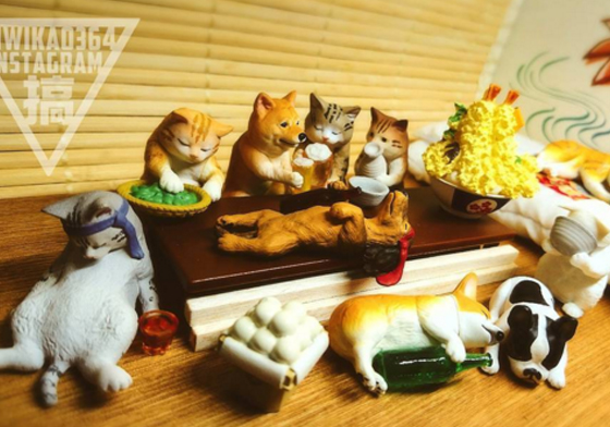 酒力不佳的臘腸已經醉到翻肚！超脫力「動物的下班後時光」扭蛋 アフター5の動物たち、五點後動物的下班時光、動物的下班後時光、扭蛋、公仔