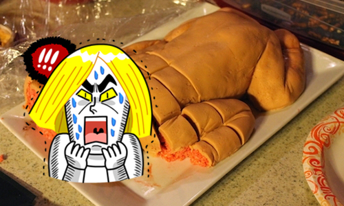 送無腦的朋友一個「腦門蛋糕」如何？當噁爛生物變成超好吃的獵奇蛋糕… 獵奇、血腥、器官、蛋糕、詭異