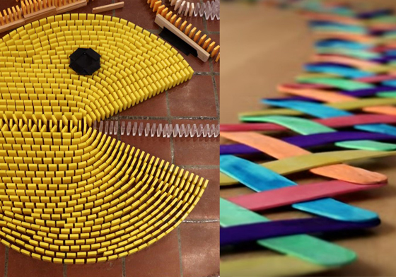 吃完冰別急著丟垃圾！達人教你做跳躍的冰棒棍骨牌 Hevesh5、 Millionendollarboy、骨牌、冰棒棍、冰棒