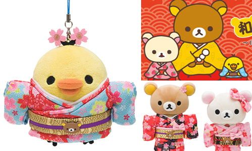 圓滾滾小雞其實也是衣架子嘛！拉拉熊華麗和服特輯徹底萌哭你 拉拉熊、懶懶熊、Rilakuma、牛奶熊、小白熊