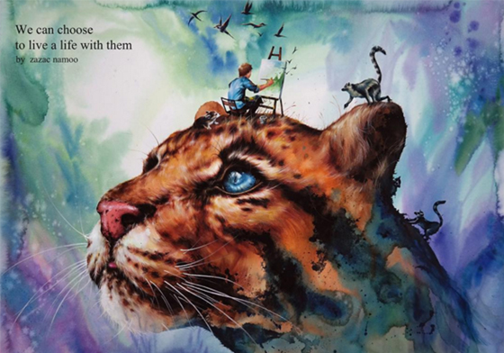 宛如踏進神秘的奇幻國度　韓國插畫家用水彩畫出超擬真畫作 Sung Ho Lee、ZAZAC NAMOO、水彩、奇幻、神秘