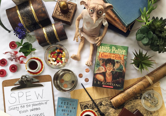 根本是《哈利波特》鐵粉中的鐵粉！這女孩的收藏讓人心癢難耐 Hikari、Folded Pages Distillery、instagram、foldedpagesdistillery、藝術