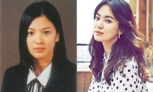 畢業紀念冊果然是女星殺手！韓國女星現在和學生嫩照差太多啦  畢業照、學生照、整形、女星、韓國