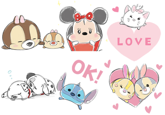插畫風TSUM TSUM就是惹人愛！迪士尼慵懶動態貼圖療癒上架 TSUM TSUM、迪士尼、動態貼圖、LINE、插畫風