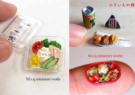 沙拉逼真到不符邏輯啊！日本超擬真微型超商食品 meqq0422、超商食品、微型、迷你、日本