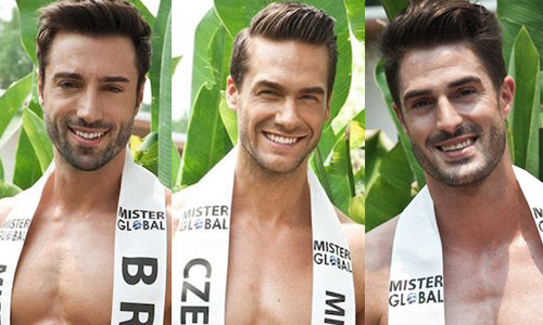 媽媽問我為什麼腳軟站不穩 30位環球先生一字排開等著你掀牌子 環球先生、養眼、性感、小鮮肉、選秀