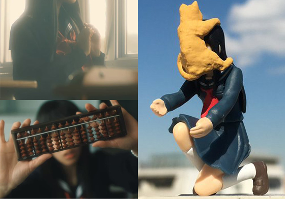 神秘制服正妹首度露臉？！被貓遮臉少女×唯美MV讓妄想全開 我從未見過隠崎的臉、僕は隠崎の顔を見たことがない、KADOKAWA、角川、扭蛋