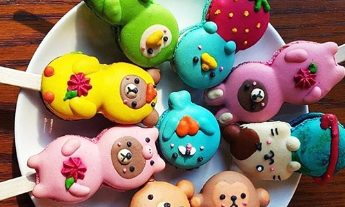 你捨得把圓滾滾的小海豹吃掉嗎？萌度爆表的動物馬卡龍棒棒糖 byjaejae、韓系、馬卡龍、棒棒糖、貓咪