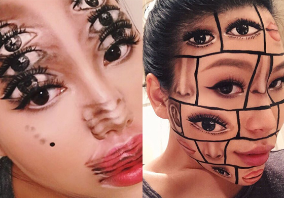 媽媽！我在路上看到百眼巨人！讓人不敢直視的超擬真3D獵奇仿妝 Mimi Choi、仿妝、獵奇、3D、擬真