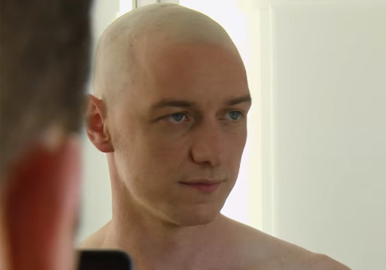 詹姆斯麥艾維的光頭是真的！X教授的落髮過程全都錄 詹姆斯麥艾維、James McAvoy、X教授、《Ｘ戰警：天啟》、派翠克史都華