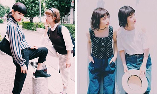 不撞衫又吸睛的好姊妹穿搭 讓日本雙胞胎模特兒谷奧姊妹來教你！ 穿搭、撞衫、姊妹、雙胞胎、谷奥えま