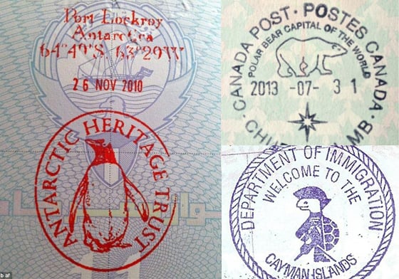 是誰把海龜和企鵝蓋在我的護照上？！ 盤點全球8大特殊護照章 護照章、護照、旅遊、出國