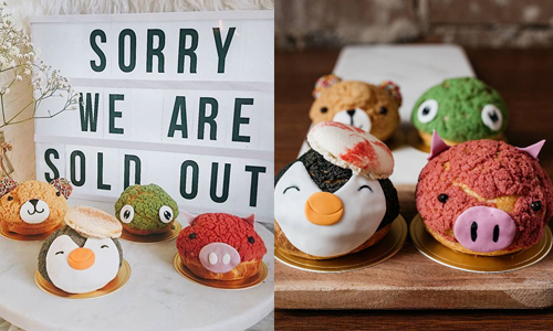 圓滾滾的致命誘惑！療癒度100%動物泡芙就在澳洲「Doux Amour」 愛玩妞、澳洲、動物、泡芙、可愛、人氣、Doux Amour、企鵝、小豬、熊熊、烏龜、口味