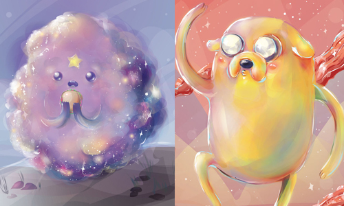 想要一個腫泡泡公主項鍊！像硬糖般亮晶晶的《探險活寶》插畫 探險活寶、Amanda Pherson、star.manda.art、電繪、美