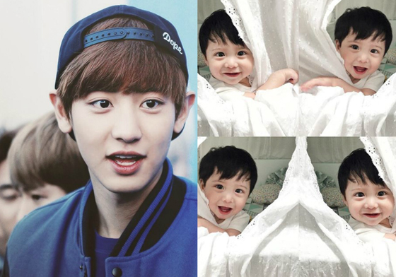 又是位小燦烈來著的混血萌孩！融化姊姊心的微笑電眼以及他的正妹媽咪 EXO、燦烈、混血、小孩、男孩