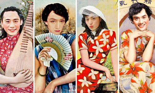 霍建華根本比女生還風騷！惡搞版民國四大花旦登場 霍建華、女裝、風騷、惡搞、民國四大花旦