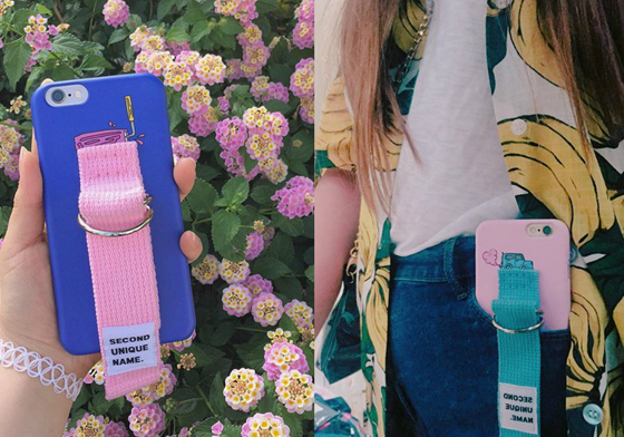當配件也超可愛的粉嫩色系！從韓國紅到日本的超夯的皮帶手機殼  韓國、日本、手機、手機殼、皮帶