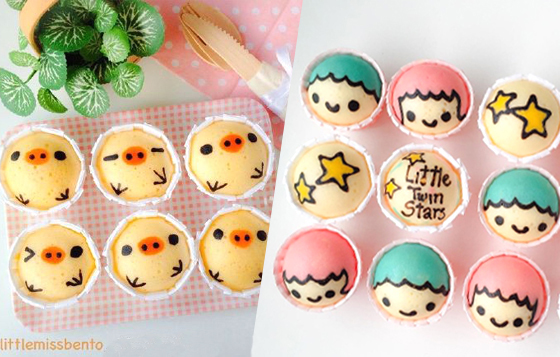 用「蒸」的就能變出一鍋小雞？讓日本媽媽教你做超簡單的卡通杯子蛋糕 拉拉熊、小熊維尼、迪士尼、日本、卡通、甜點、杯子蛋糕、kiki、lala、熊本熊、蛋黃哥、小雞