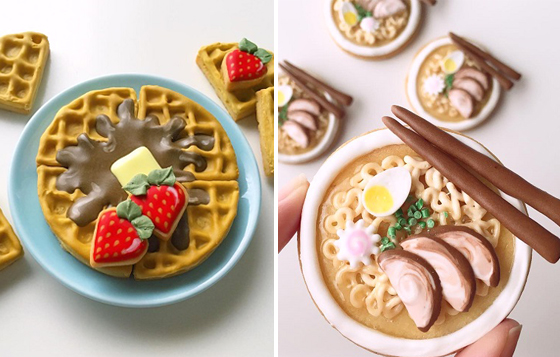 姊做的真的不是拉麵！傻傻搞不清楚的超擬真糖霜餅乾 sweetambs、糖霜餅乾、拉麵、披薩、蛋糕、甜甜圈、擬真