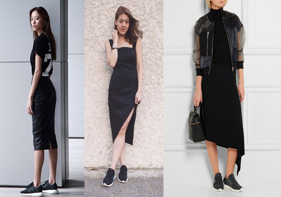 [友站新聞] adidas originals再度成為鞋界霸主！「黑白夯鞋」連時尚女帝水原希子都要退讓三分 LOOKin美人時髦話題網、adidas、adidas originals、Tubular Viral、Black、White、黑鞋、白鞋、夯鞋