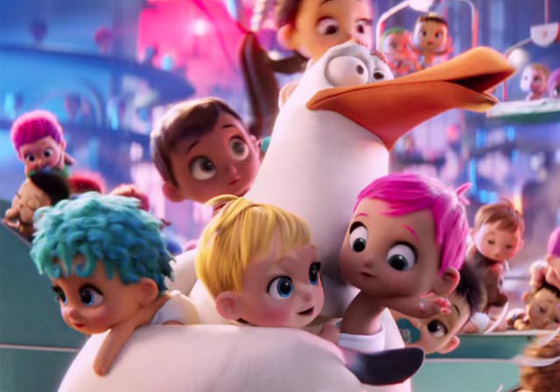 滿滿的萌寶攻佔大螢幕！溫馨動畫《送子鳥》今秋爆笑獻映 送子鳥、華納兄弟、動物、動畫、喜劇、歐洲白鸛、黑人二人組