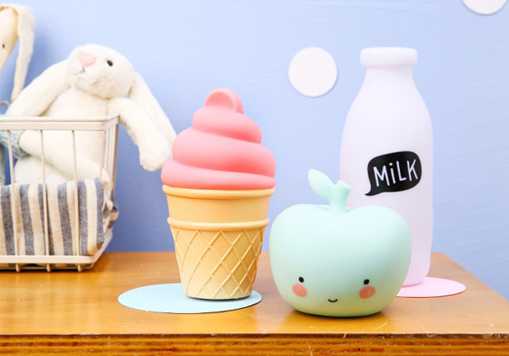 光是盯著它們發呆都能被治癒！粉嫩夜燈打造紓壓臥房 夜燈、童趣、可愛、繽紛、馬卡龍