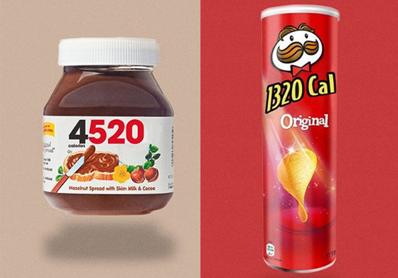 當食物的Logo都變成卡路里　令人三思的熱量零食包裝特輯 熱量、卡路里、零食Logo、甜食、包裝
