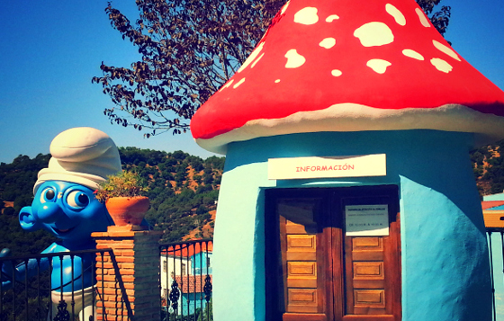 官方唯一承認的代言小鎮！西班牙的藍色小精靈村Juzcar小鎮 Juzcar小鎮、藍色小精靈、西班牙、 安達魯西亞、彩繪