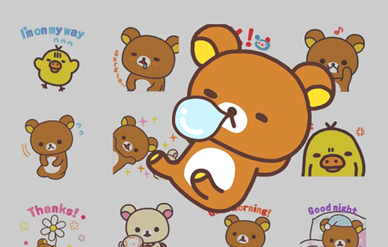 拉拉熊也要霸占你的手機螢幕啦！萌翻天的小雞趴趴走貼圖正式駕到 拉拉熊、動態、全螢幕、卡通、貼圖、LINE、熊大、熊妹、小雞、少女