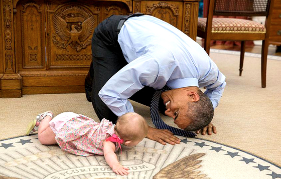 原來當總統還要學會「這項」技能！捕捉每個歐巴馬父愛爆發的時刻 美國、總統、歐巴馬、白宮、Pete Souaza