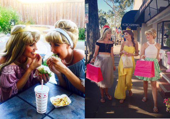 美食、美景、姊妹情！迪士尼公主們網美風十足的IG生活照 迪士尼公主、公主、睡美人、仙杜瑞拉、灰姑娘
