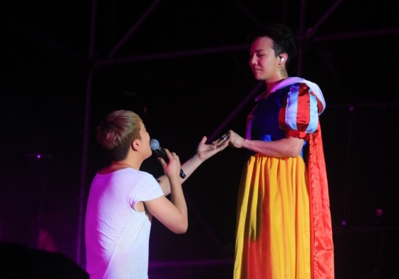 各國的迪士尼美女都沒有他美！已拜倒在GD白雪公主裙下 GD、BIGBANG、宋智孝、白雪公主、迪士尼