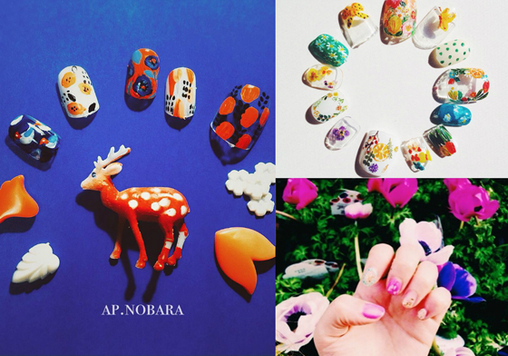 插畫家女孩的粉嫩「手繪感森女指彩」！連花草、貓狗的日常隨筆也都超療癒 日本、插畫、插畫家、Erika、指彩